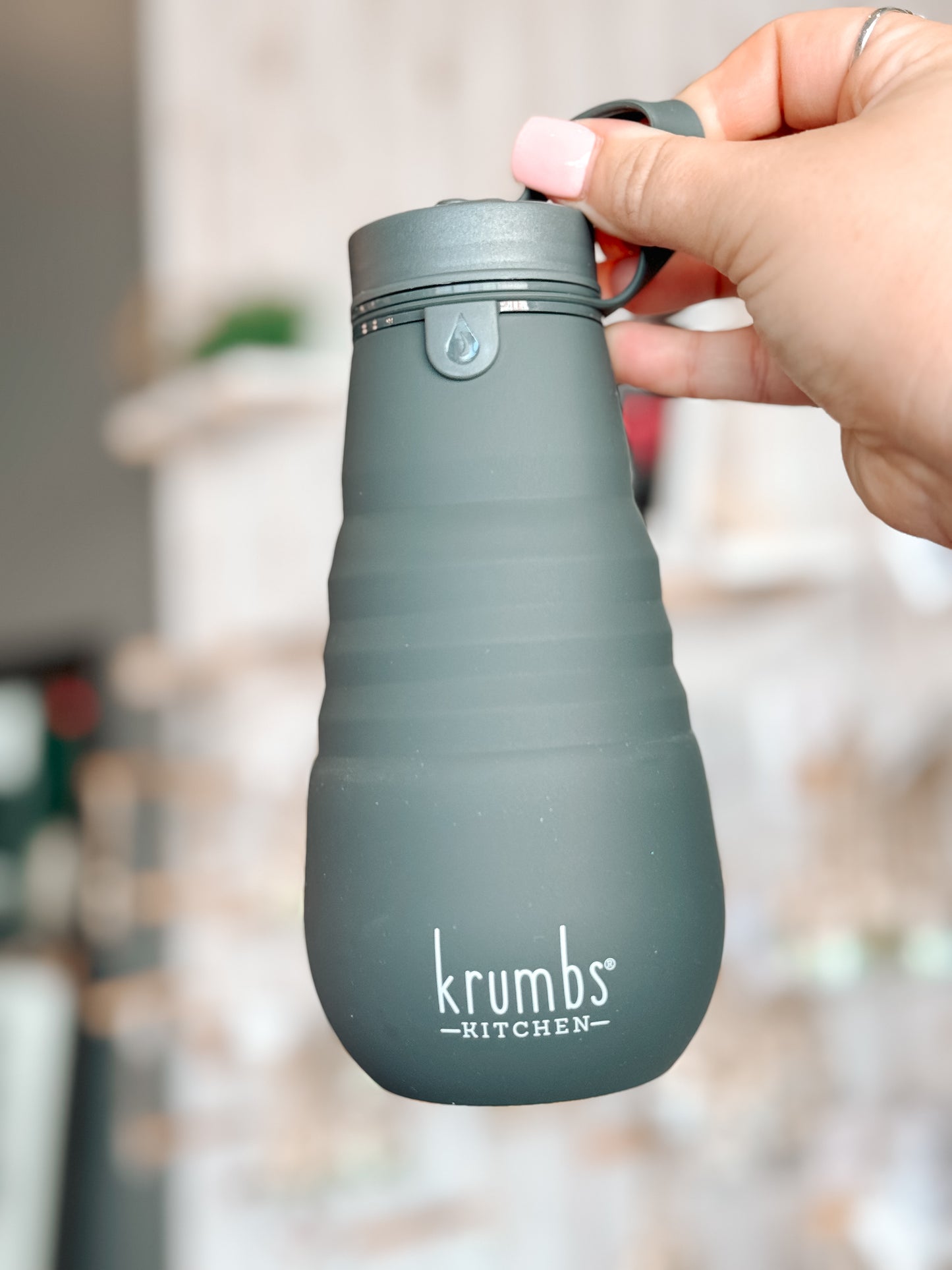 Collapsible Silicone Water Bottle