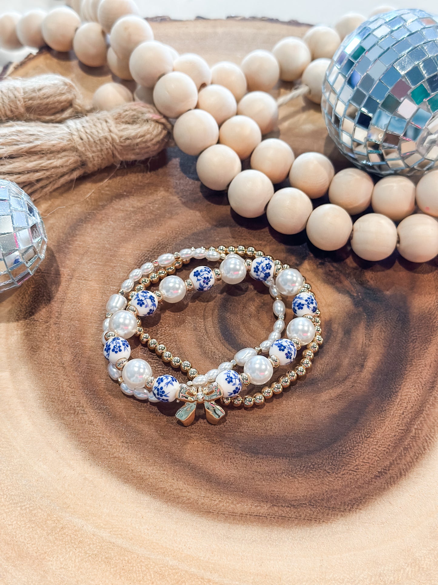 Porcelain Dreams Layer Bracelet