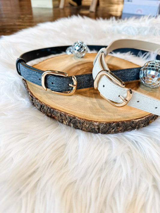 Rectangle Buckle Belt