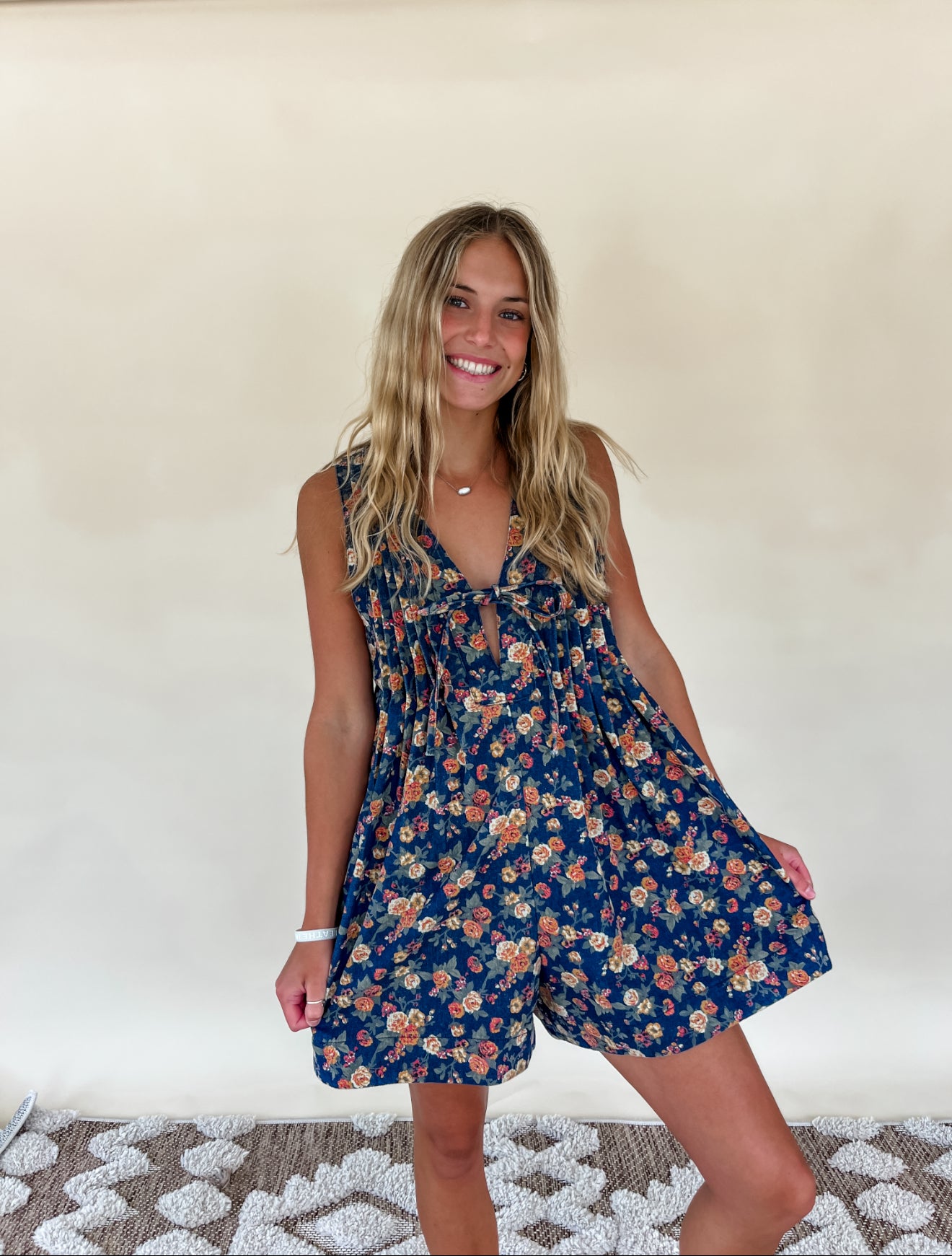 Rosie Denim Romper