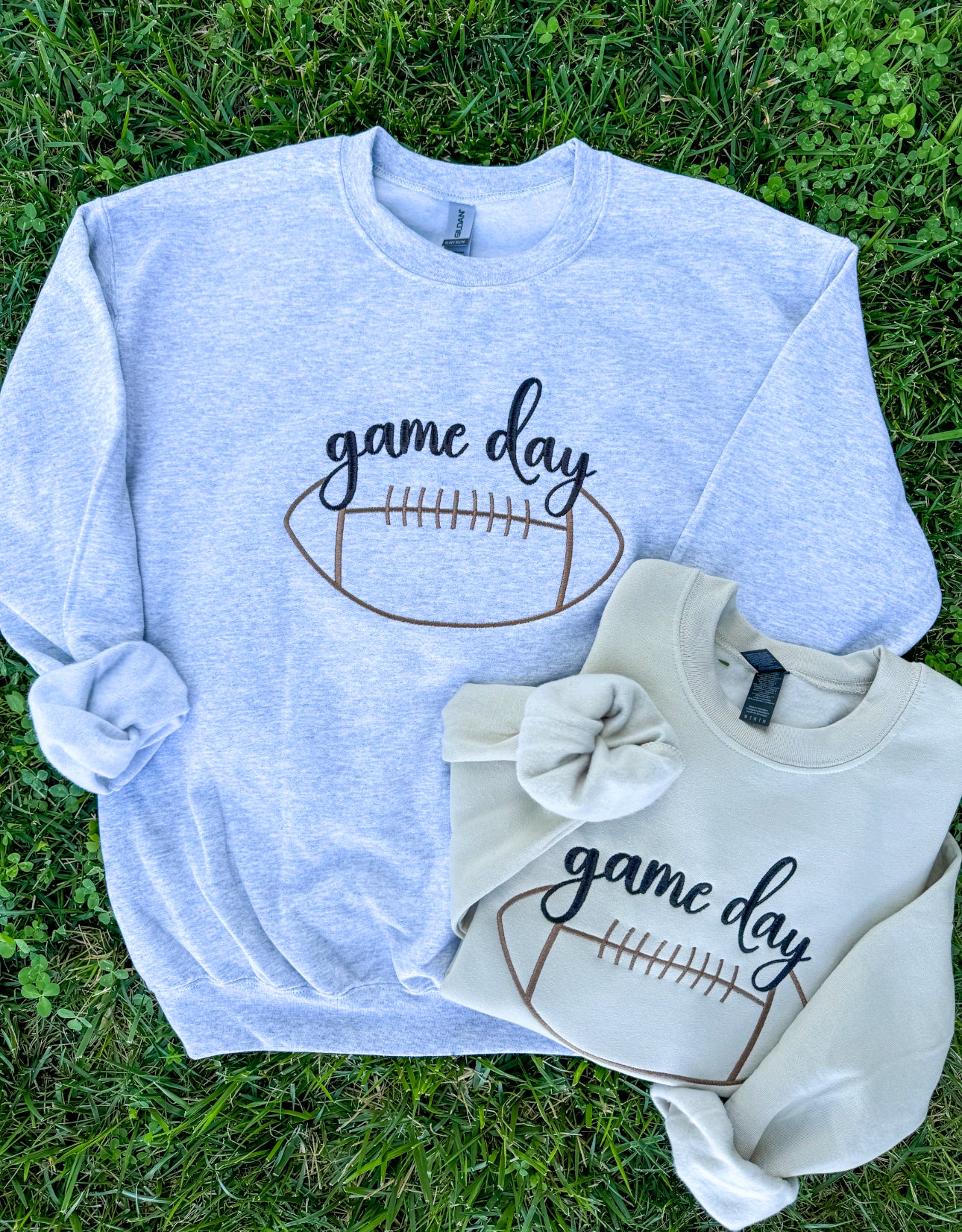 Game Day Embroidered Crew