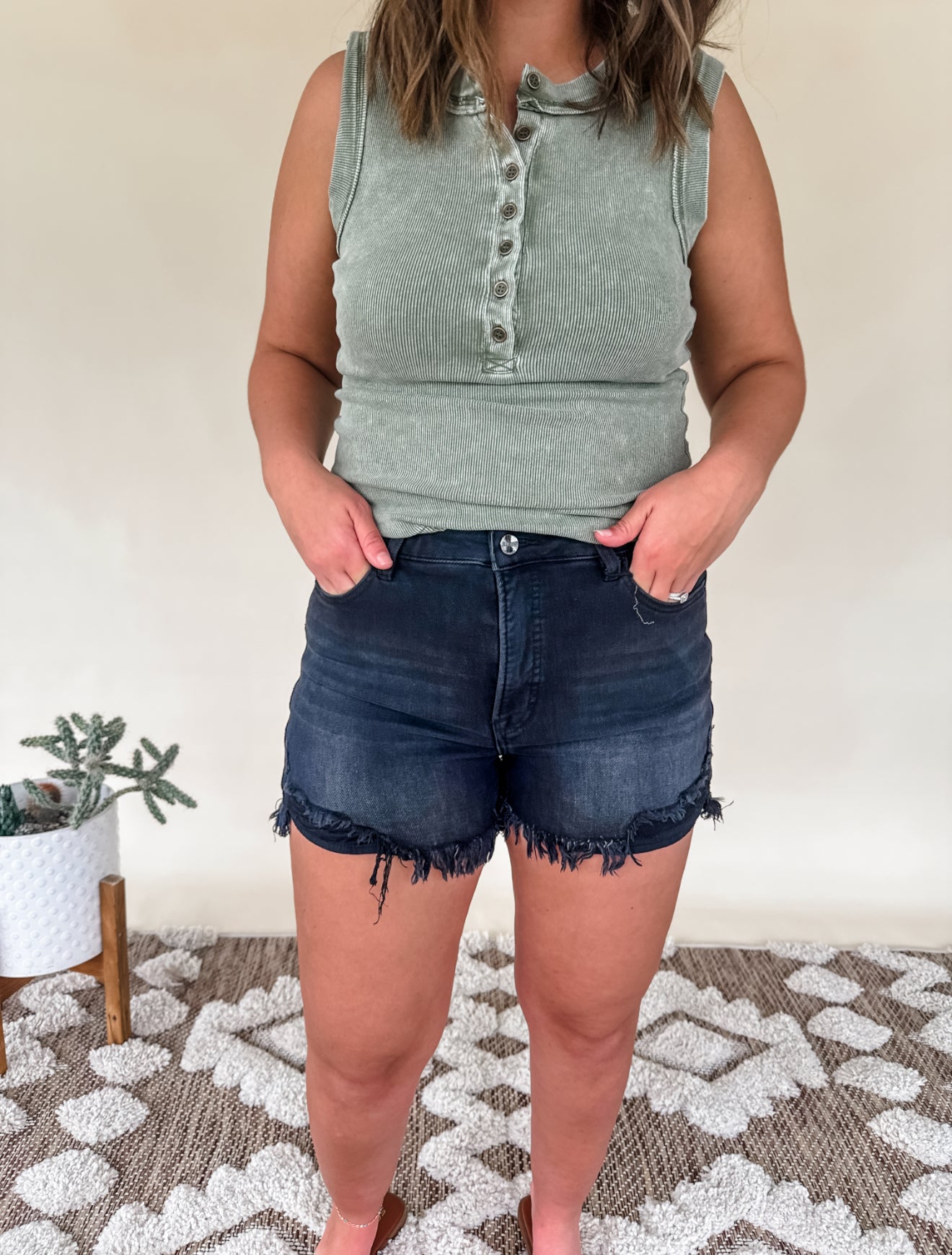 Ciara High Rise Shorts