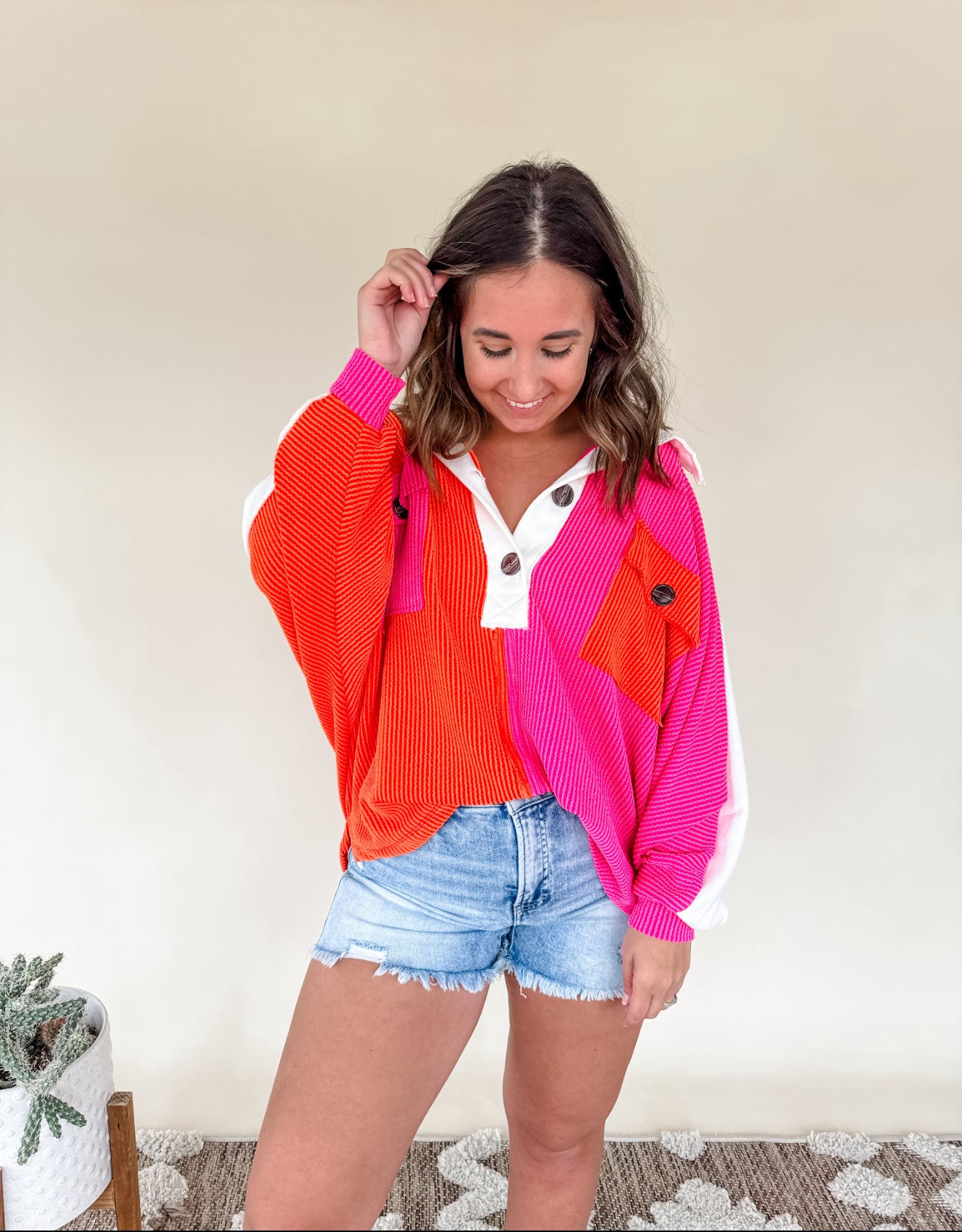 Good Times Color Block Top
