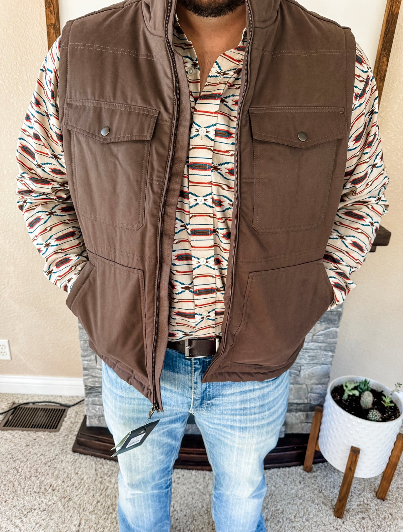 Men’s Grizzly Canvas Concealed Carry Vest