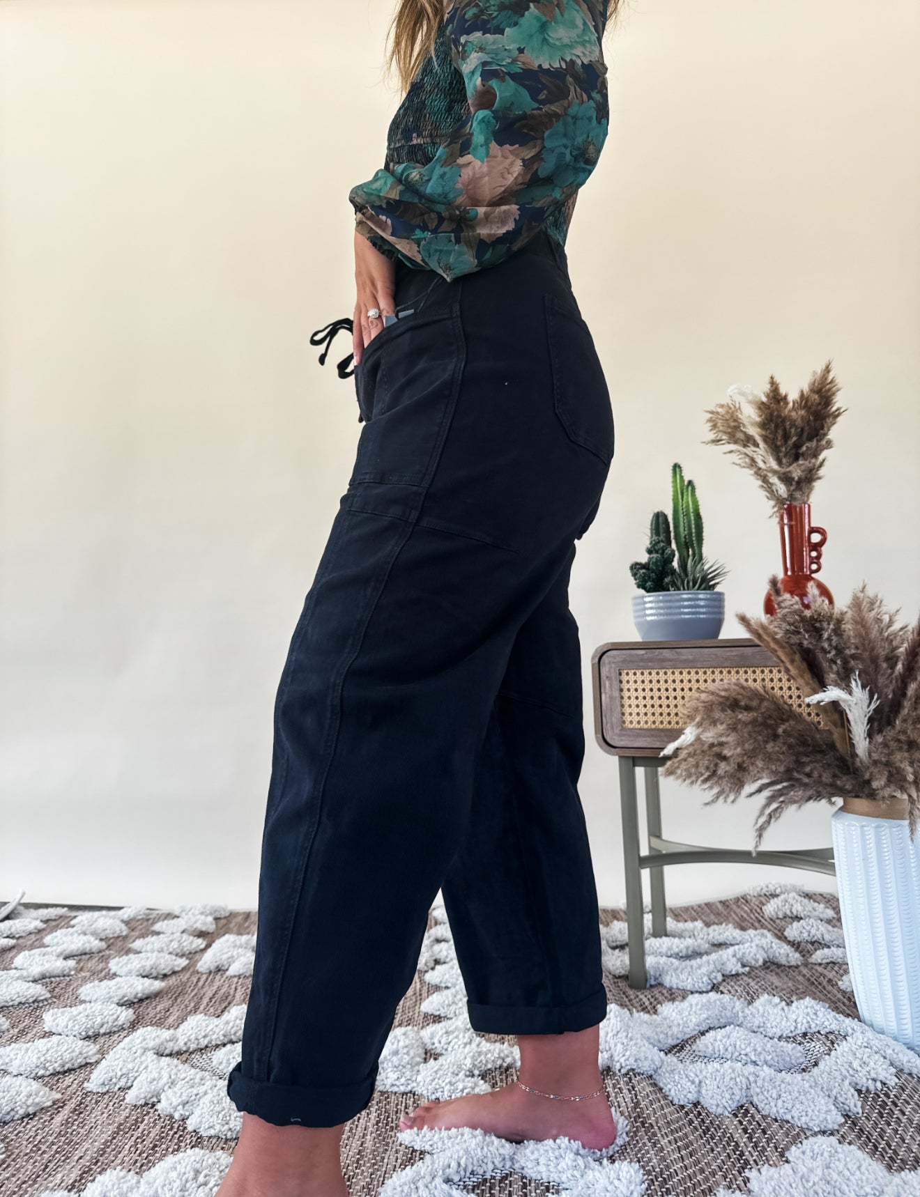 Cora Barrel Cargo Pants