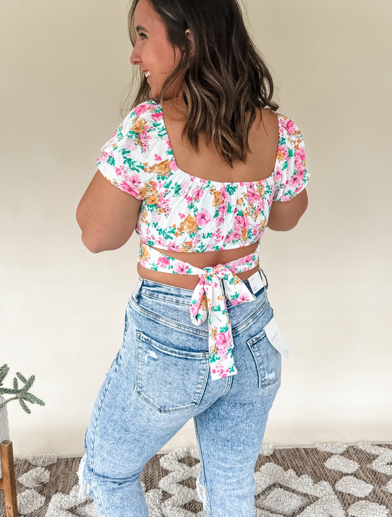 Floral Corset Top