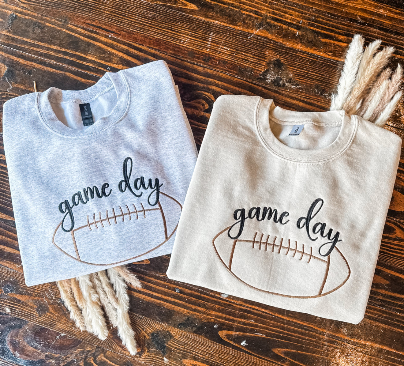 Game Day Embroidered Crew