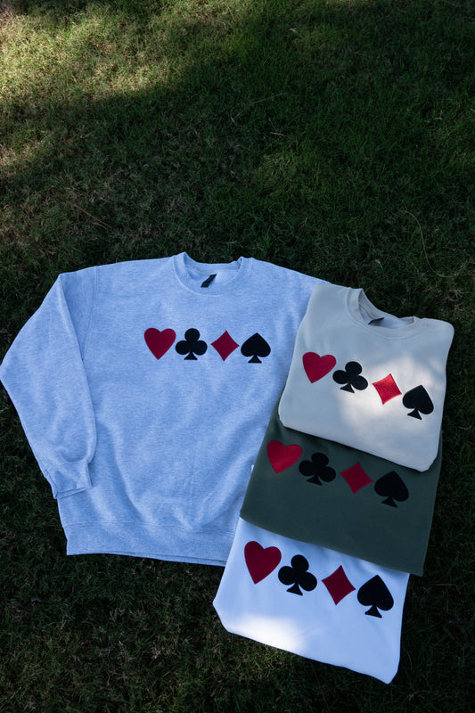 Lucky Draw Embroidered Sweatshirt