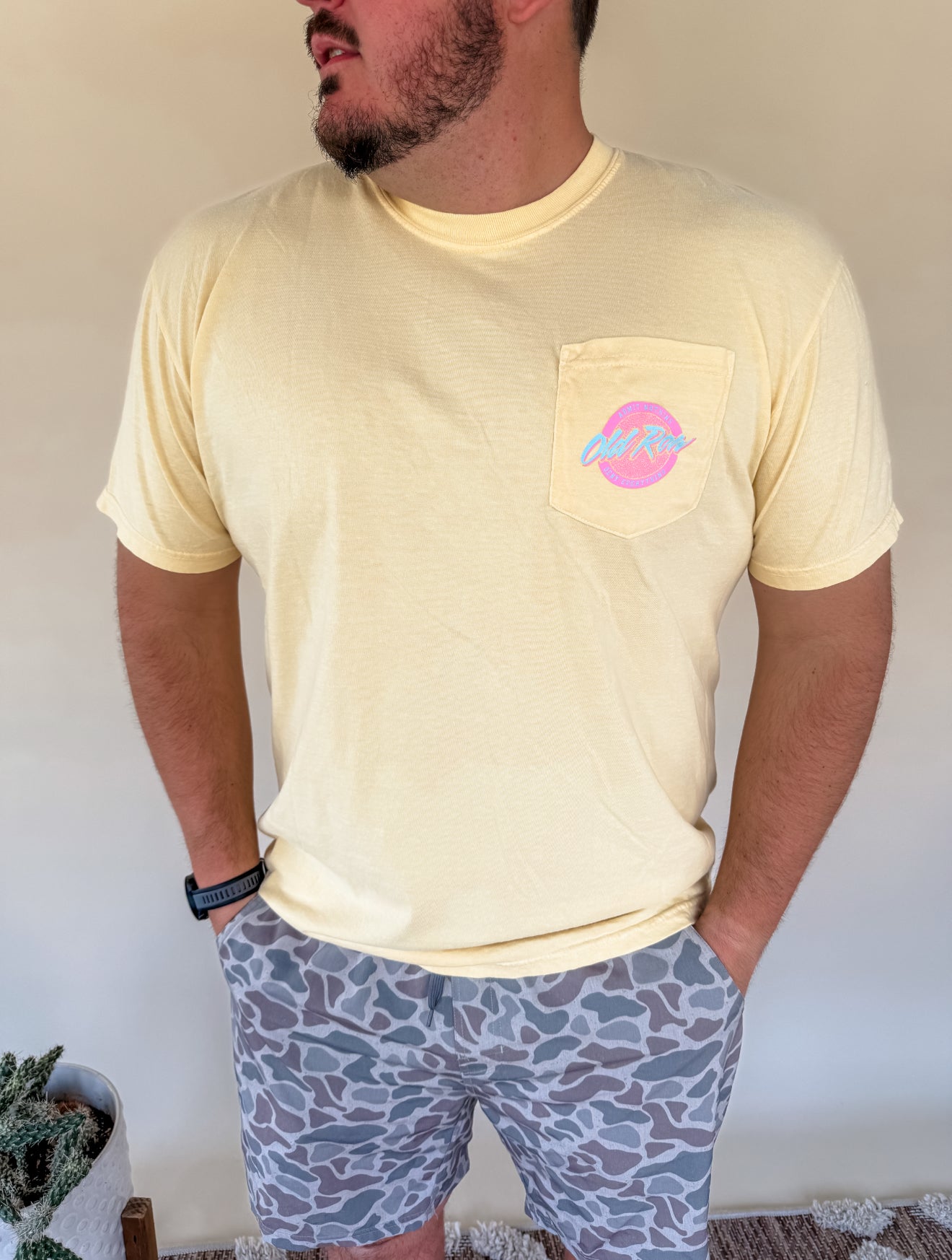 Old Row Circle Logo Pocket Tee
