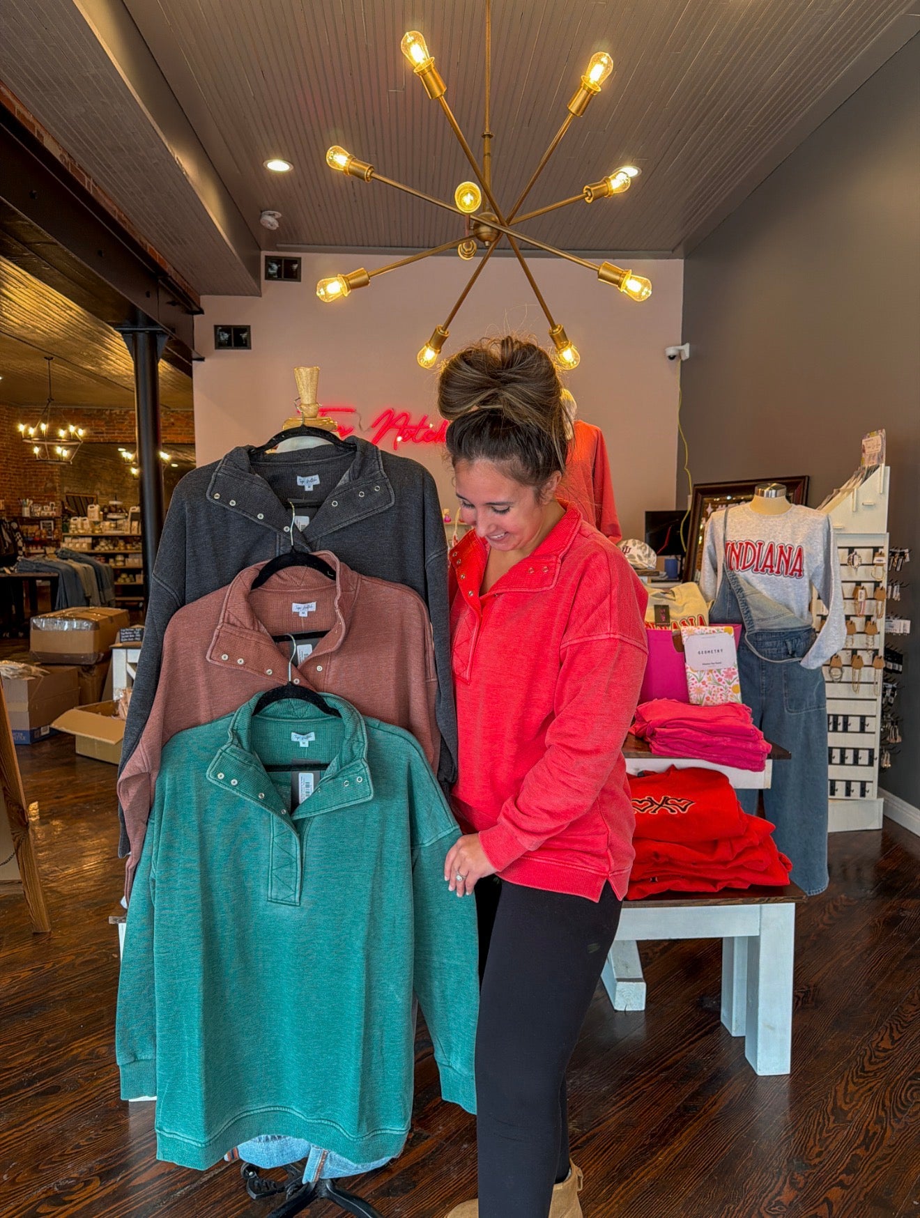 Luxe Snap Pullover by Top Notch