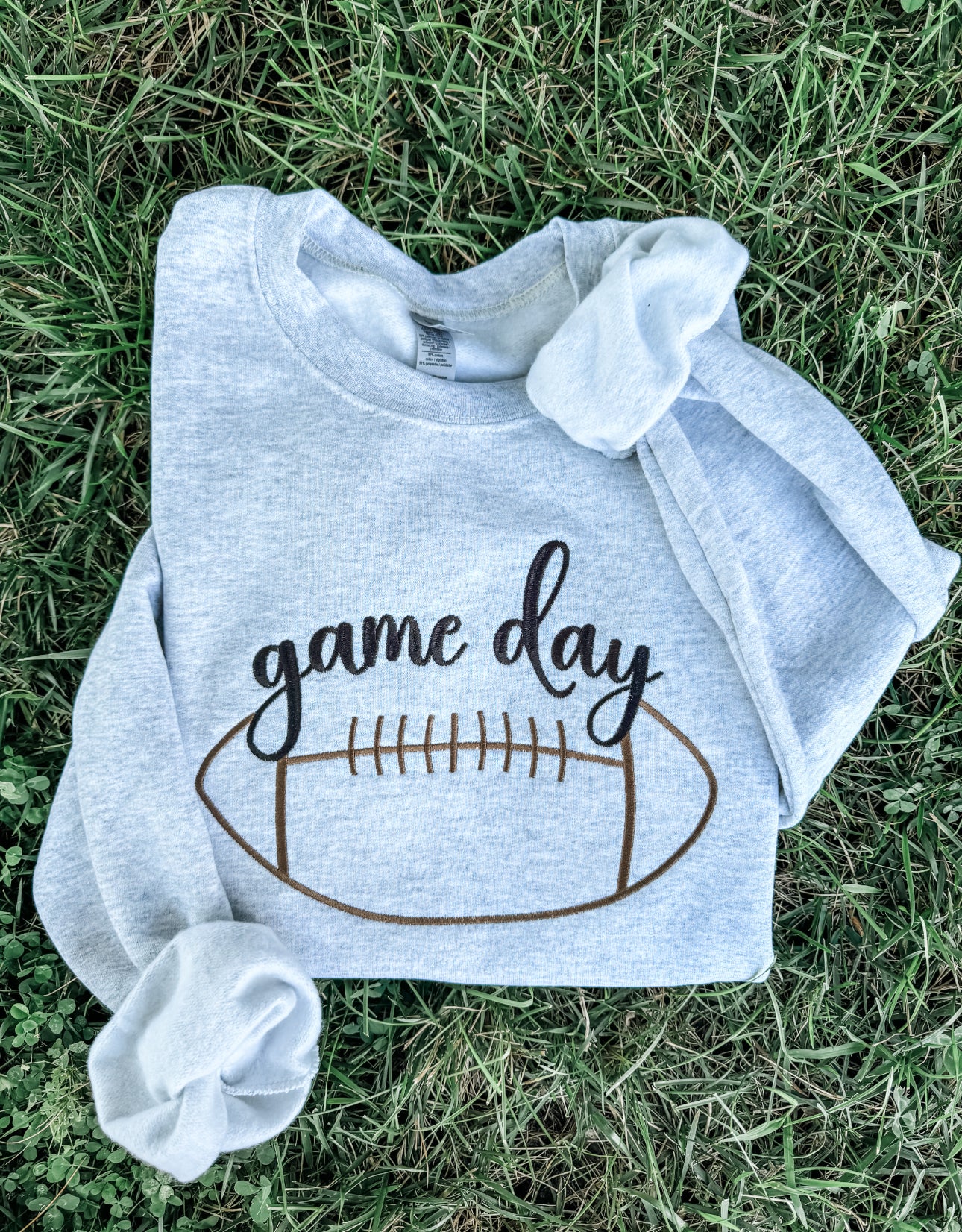Game Day Embroidered Crew