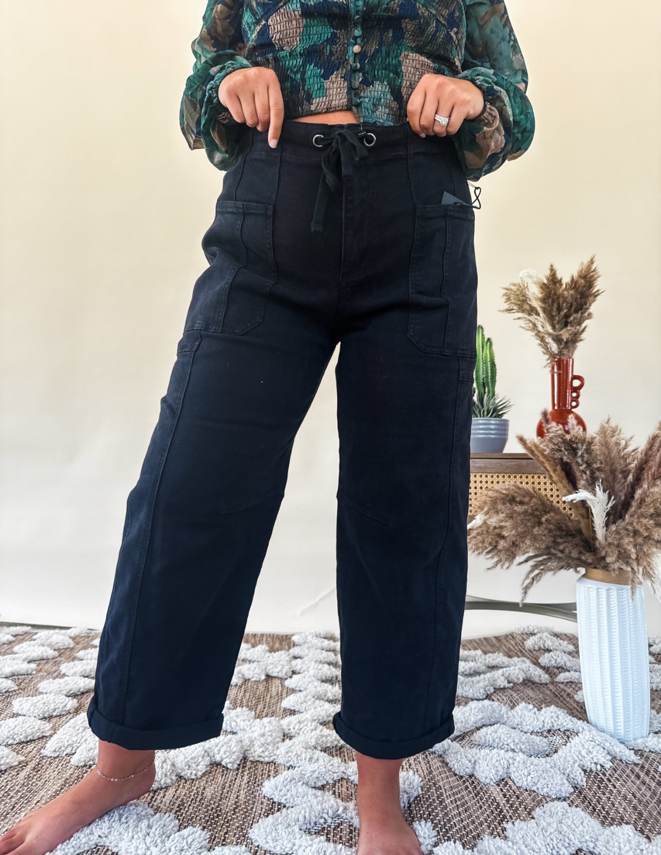 Cora Barrel Cargo Pants