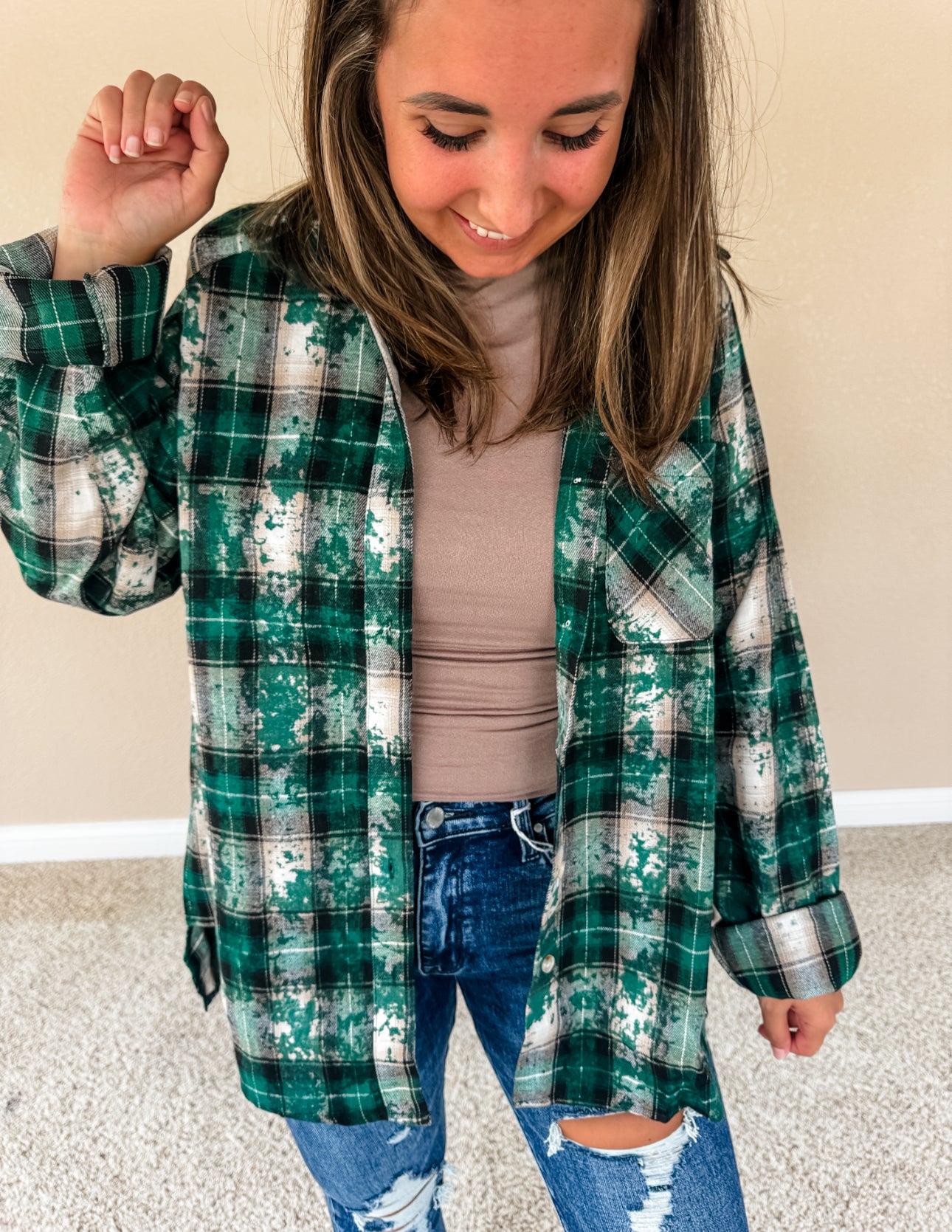 Lucky Checkered Flannel