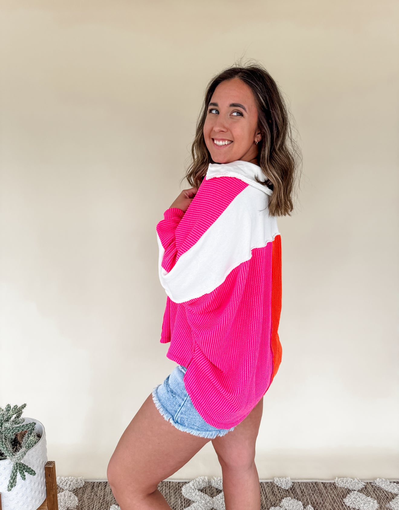 Good Times Color Block Top