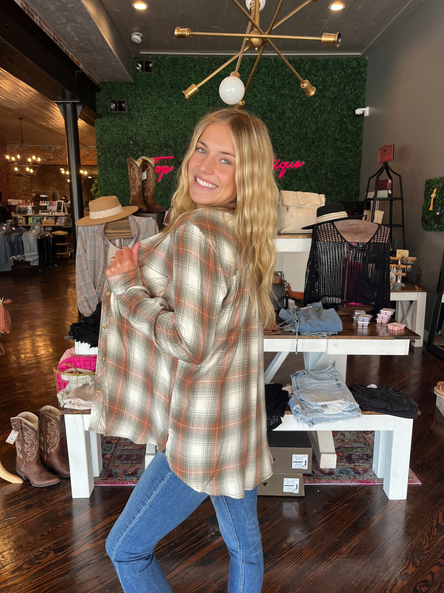 Gracelyn Flannel Button Up