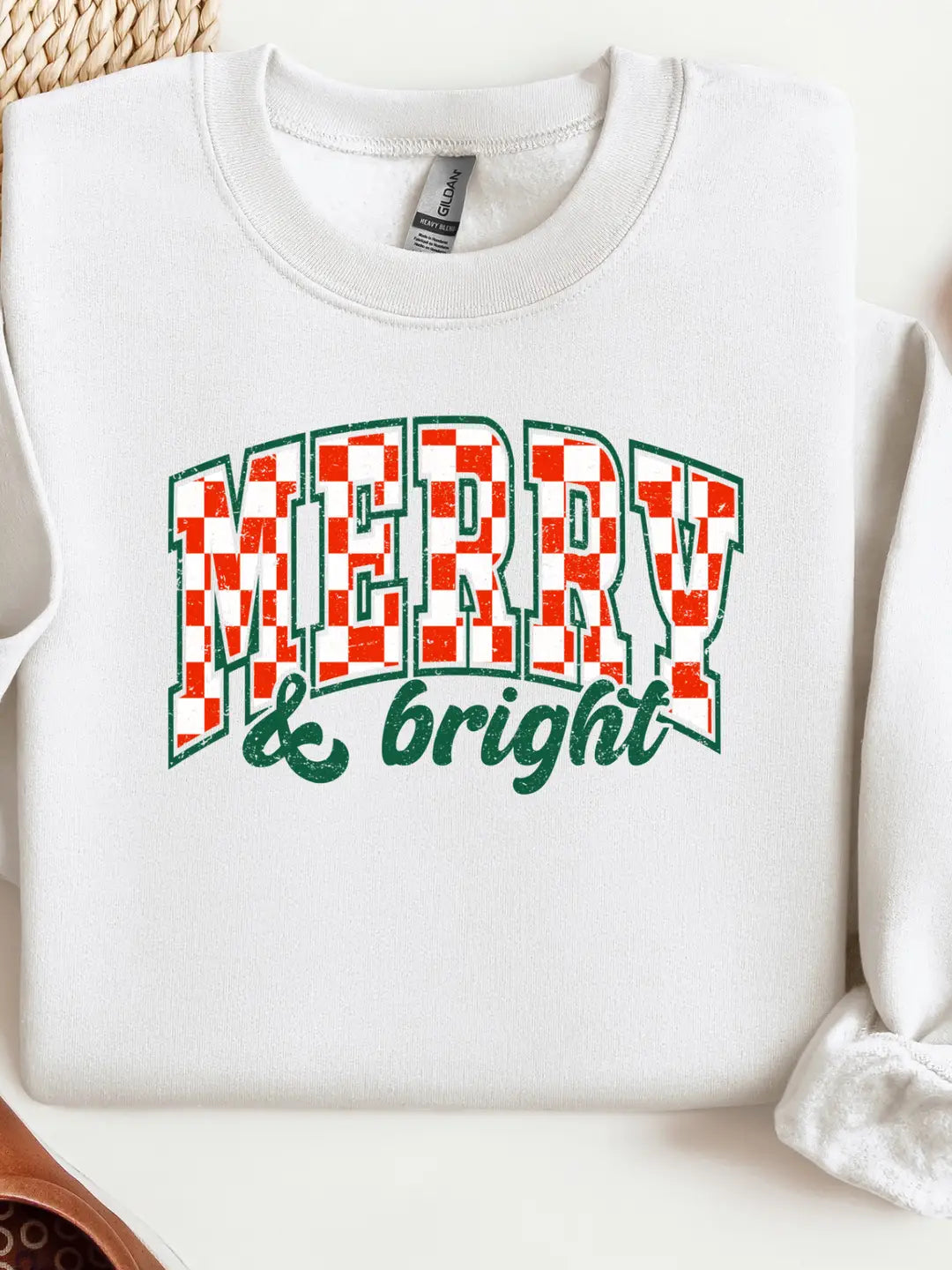 Merry & Bright Graphic Tee/Crew