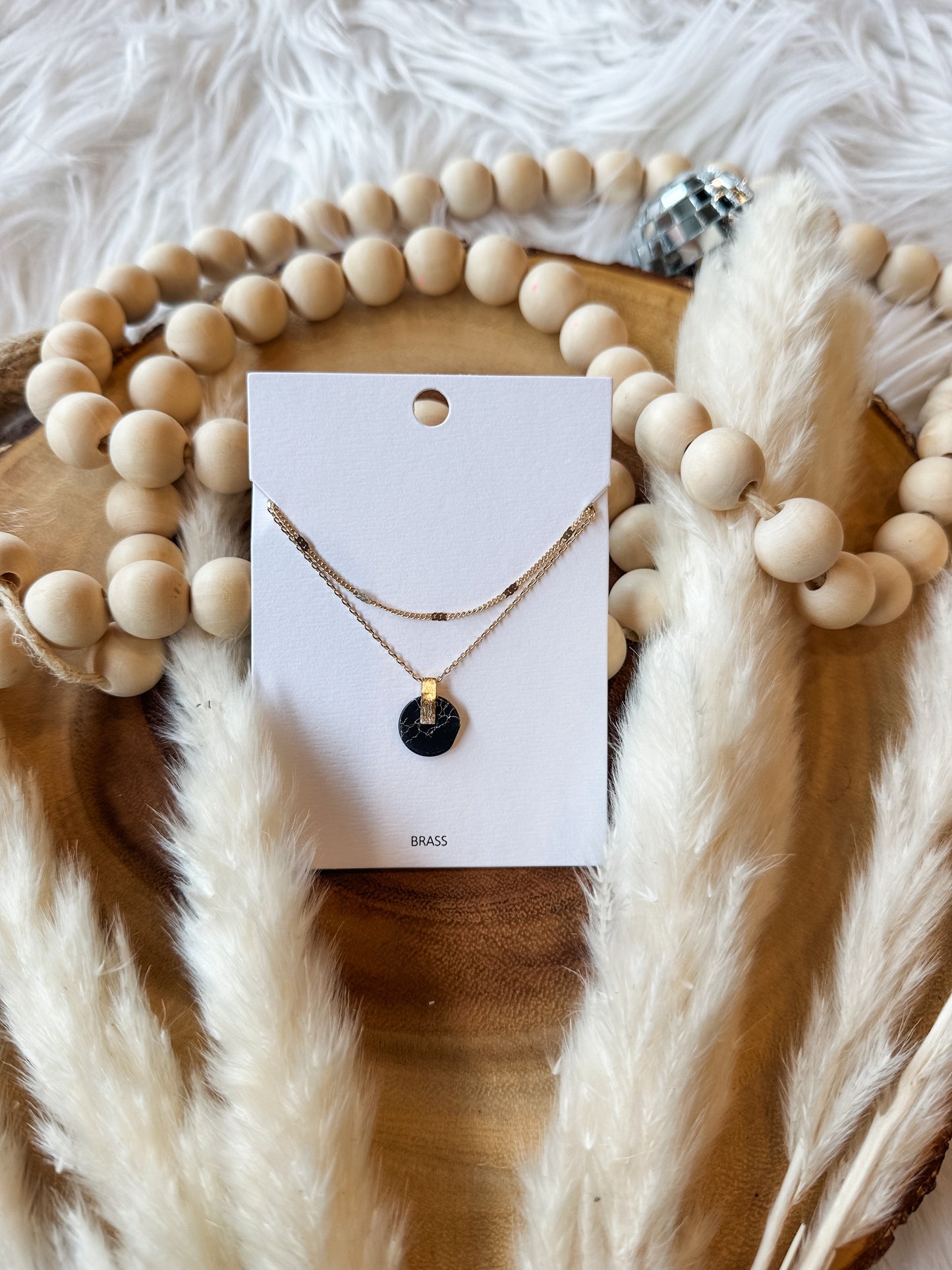 Maura Circle Pendant Necklace