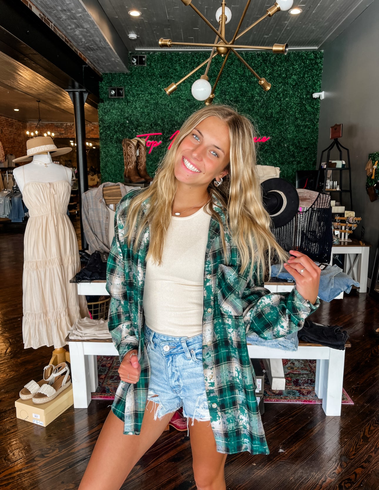 Lucky Checkered Flannel