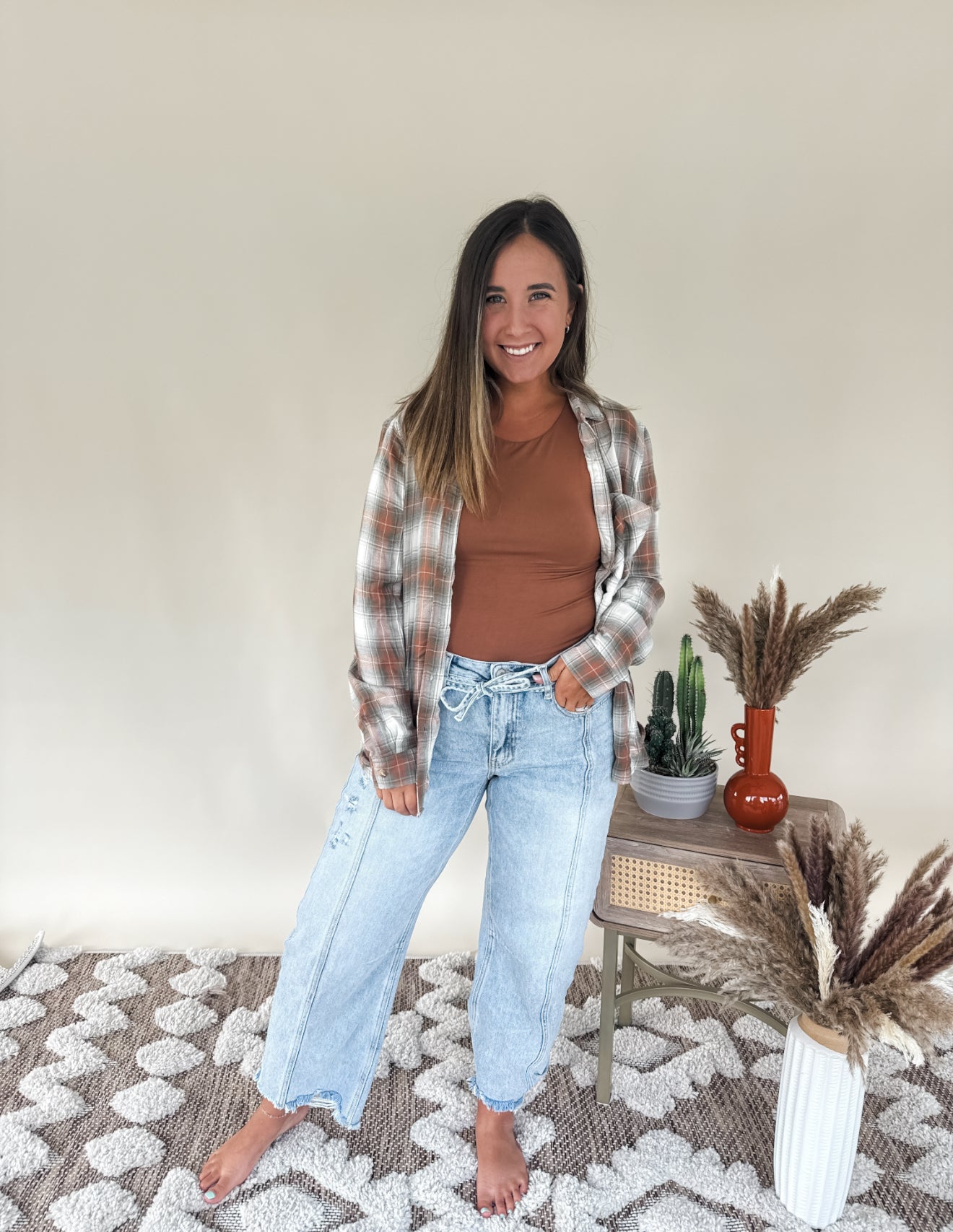 Gracelyn Flannel Button Up