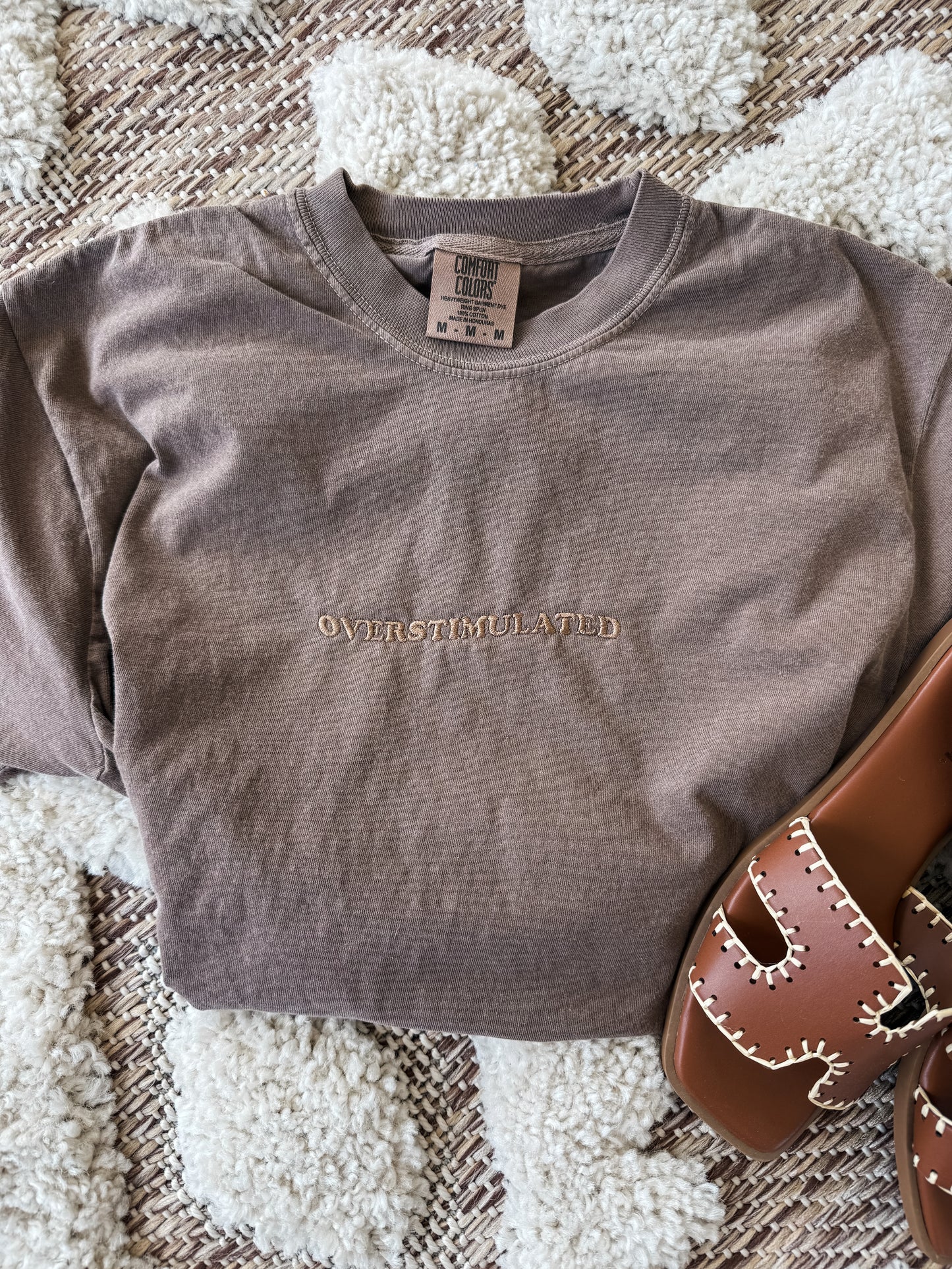 Overstimulated Embroidered Tee