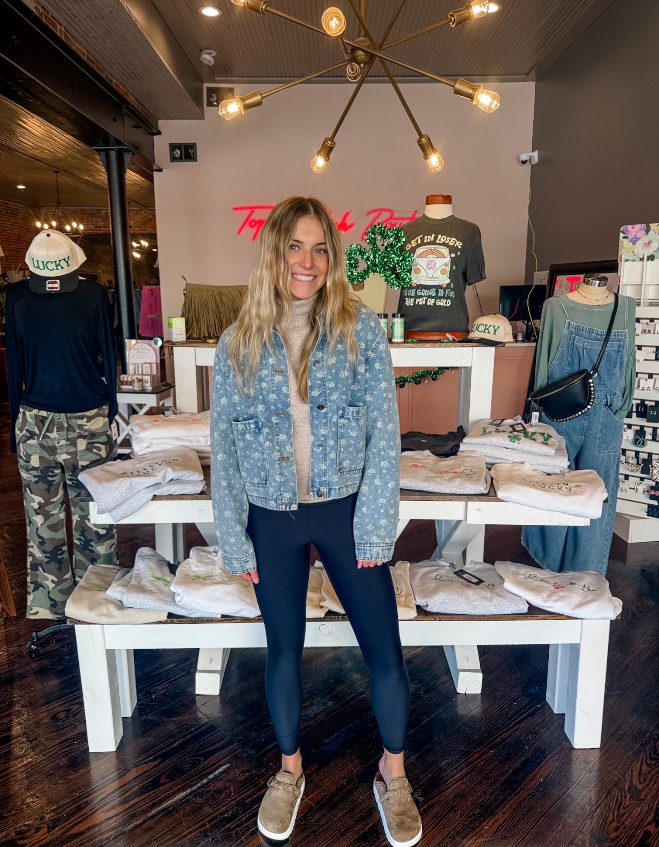 Petals & Denim Jacket