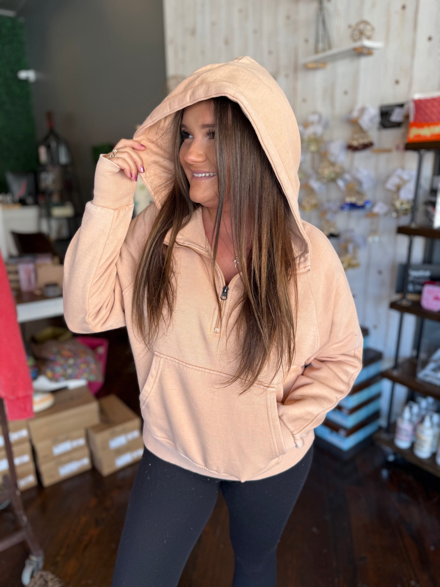 Day Trip 1/4 Zip Hoodie