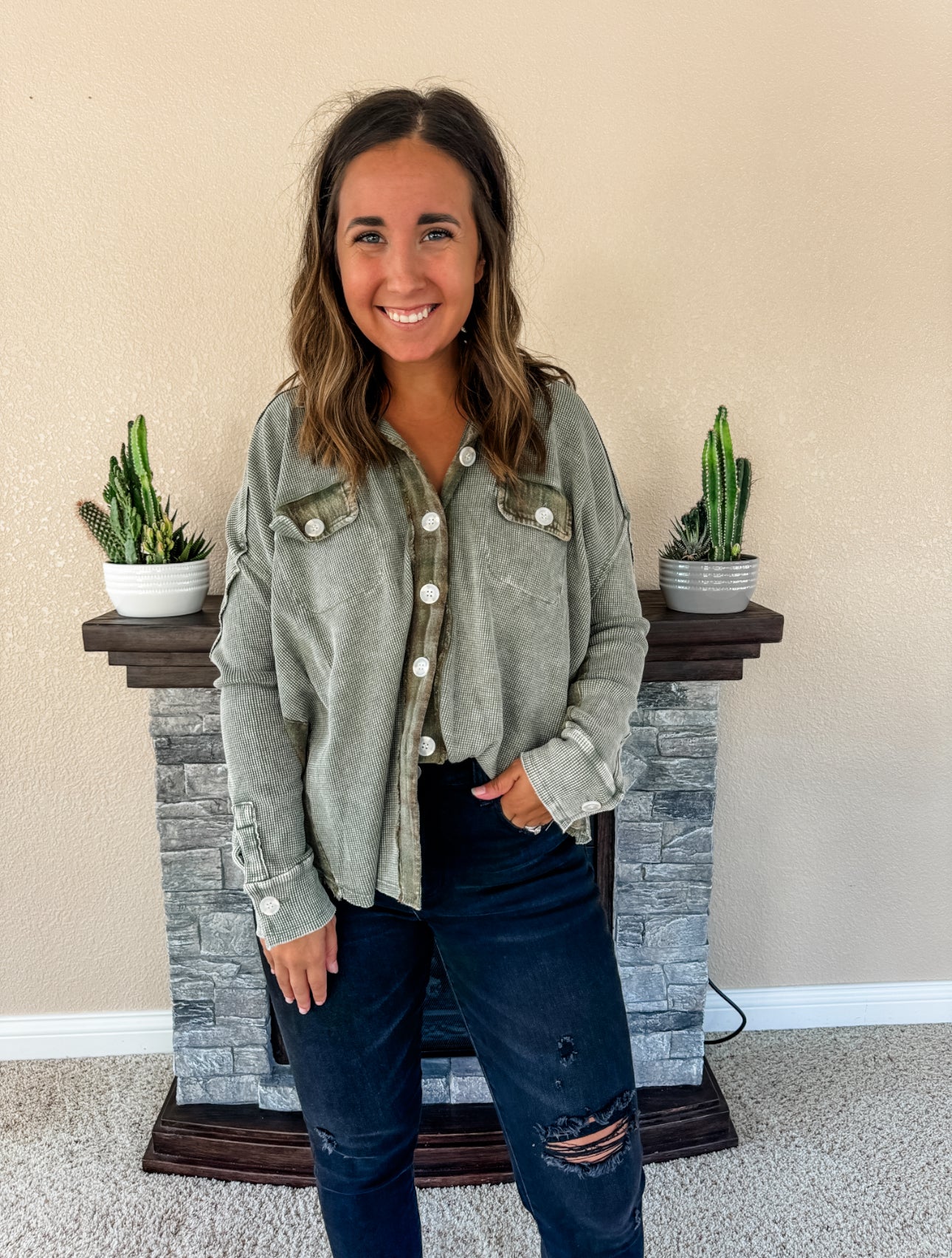 Talk It Over Button Down