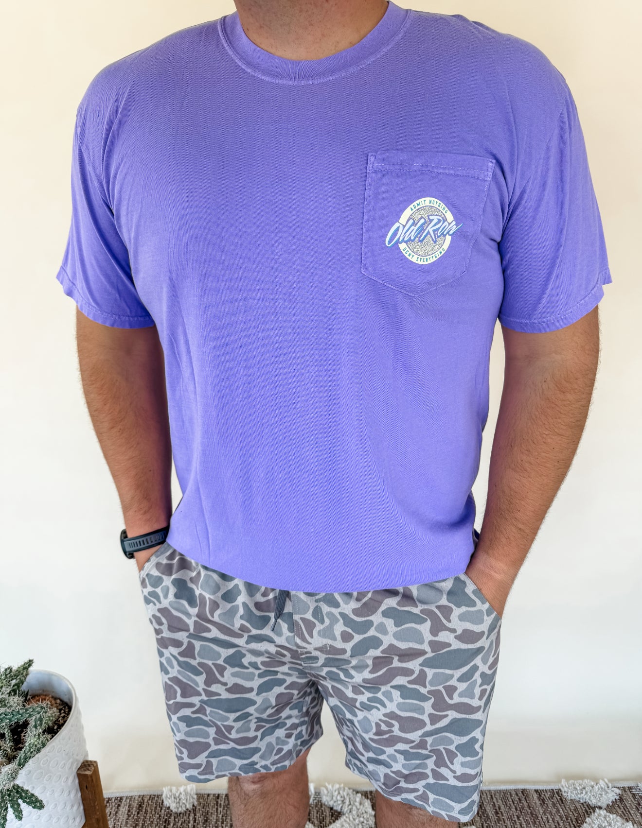 Old Row Circle Logo Pocket Tee
