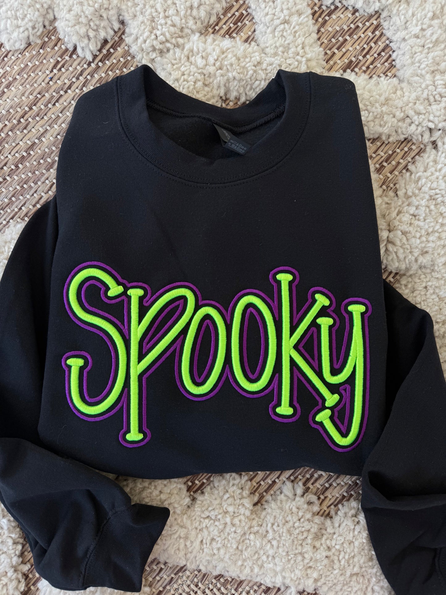 3D Spooky Halloween Embroidery