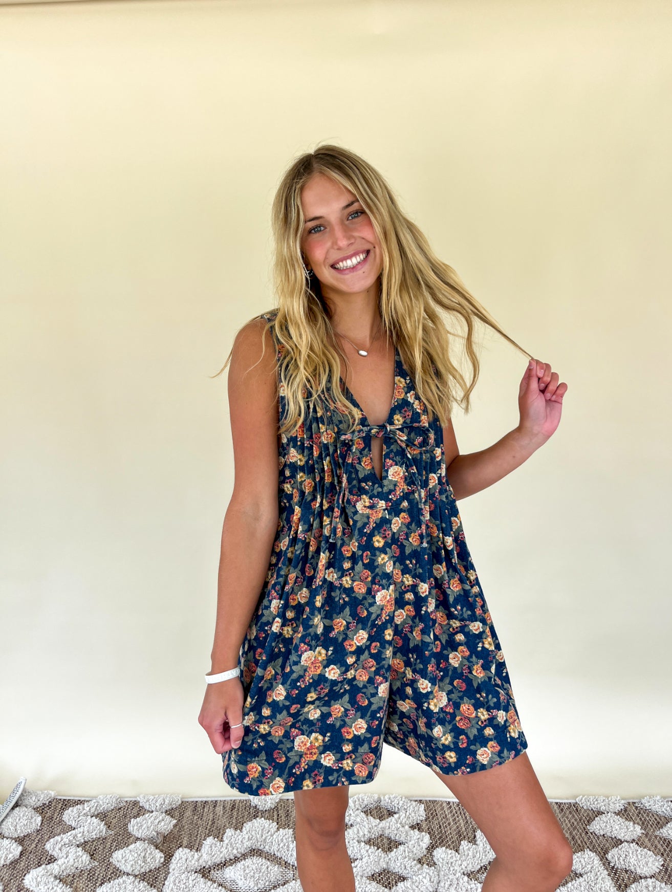 Rosie Denim Romper