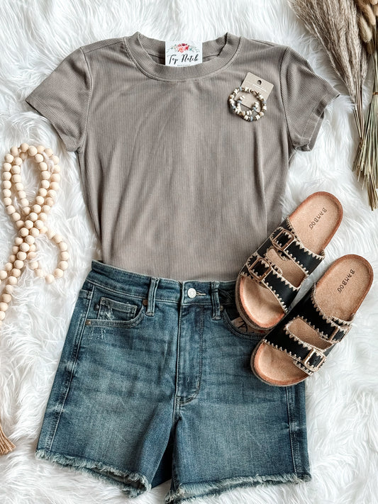 The Classic Ribbed Tee