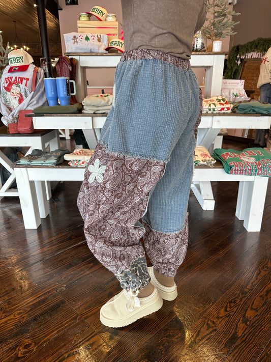Leo Patchwork Pants