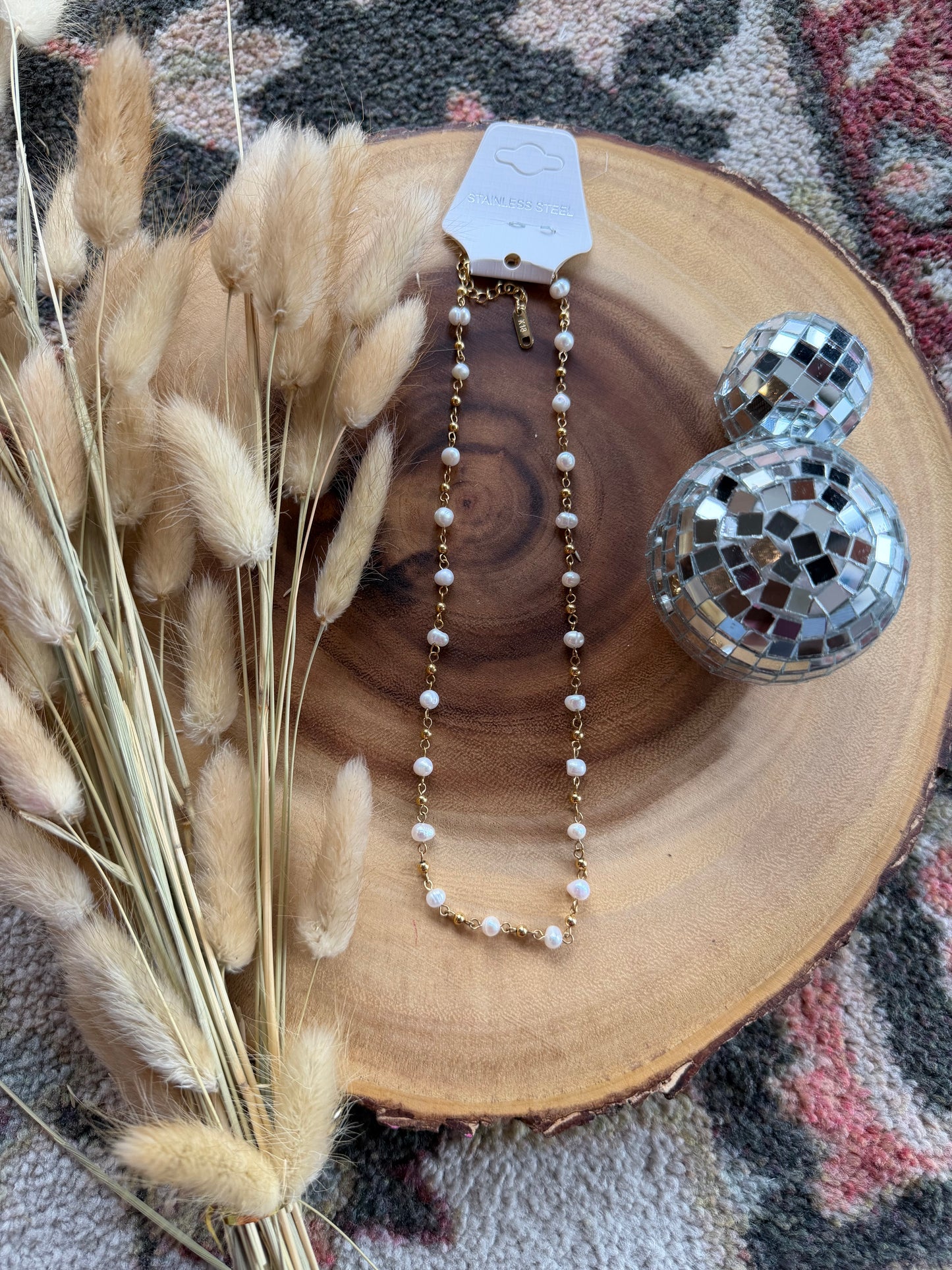 Opaline Pearl Necklace