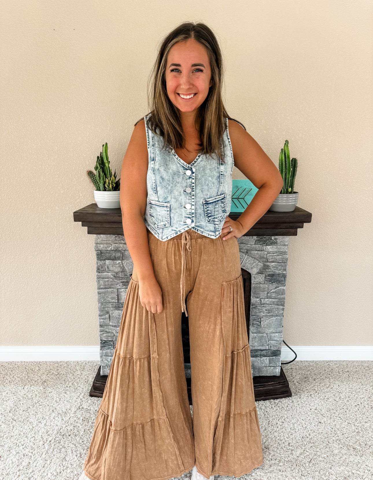 Victoria Denim Vest