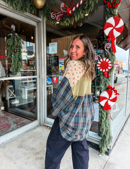 Forest Bloom Flannel