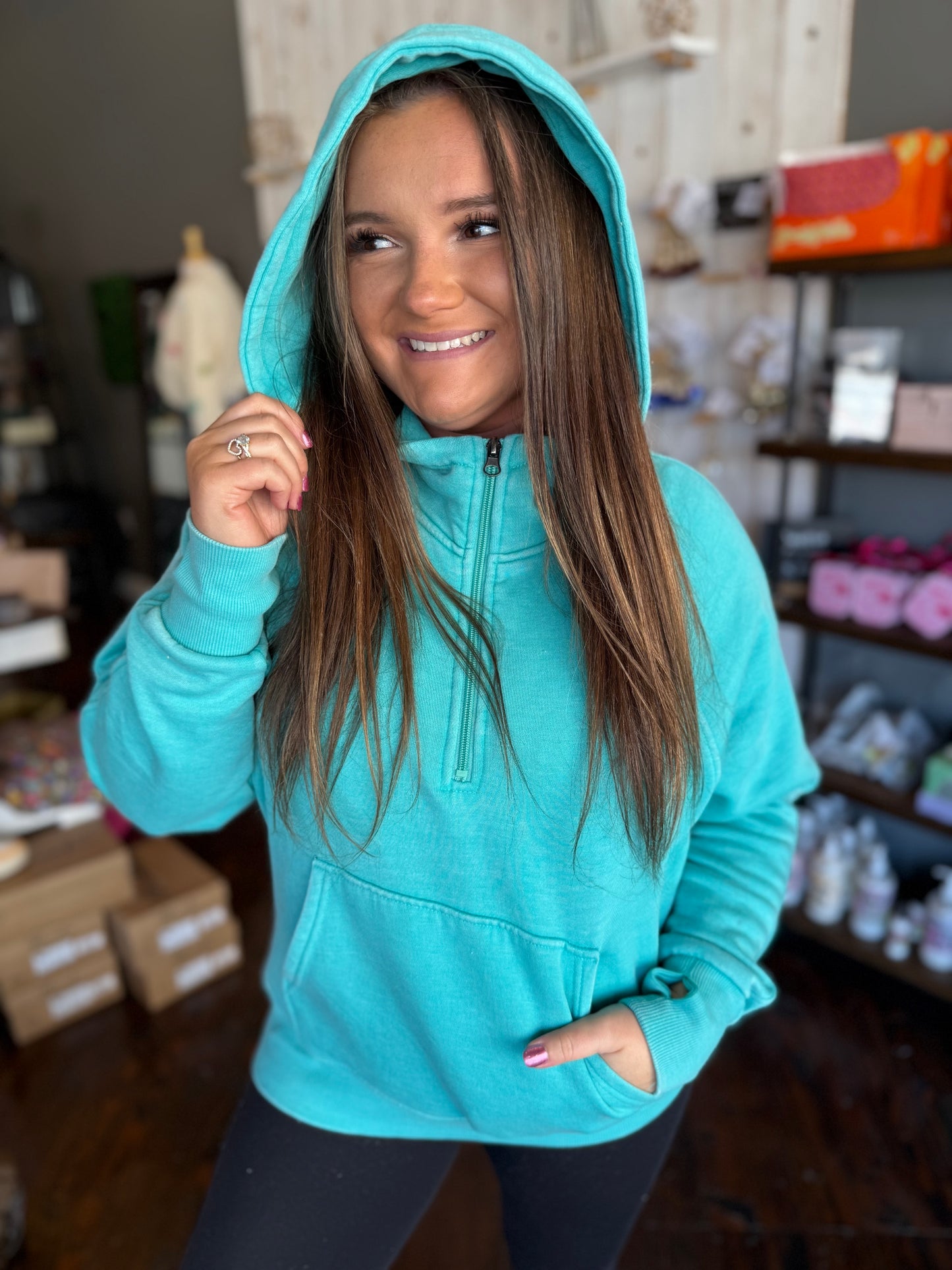 Day Trip 1/4 Zip Hoodie