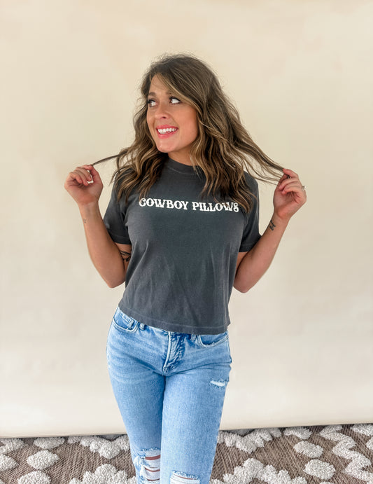 Cowboy Pillows Cropped Tee