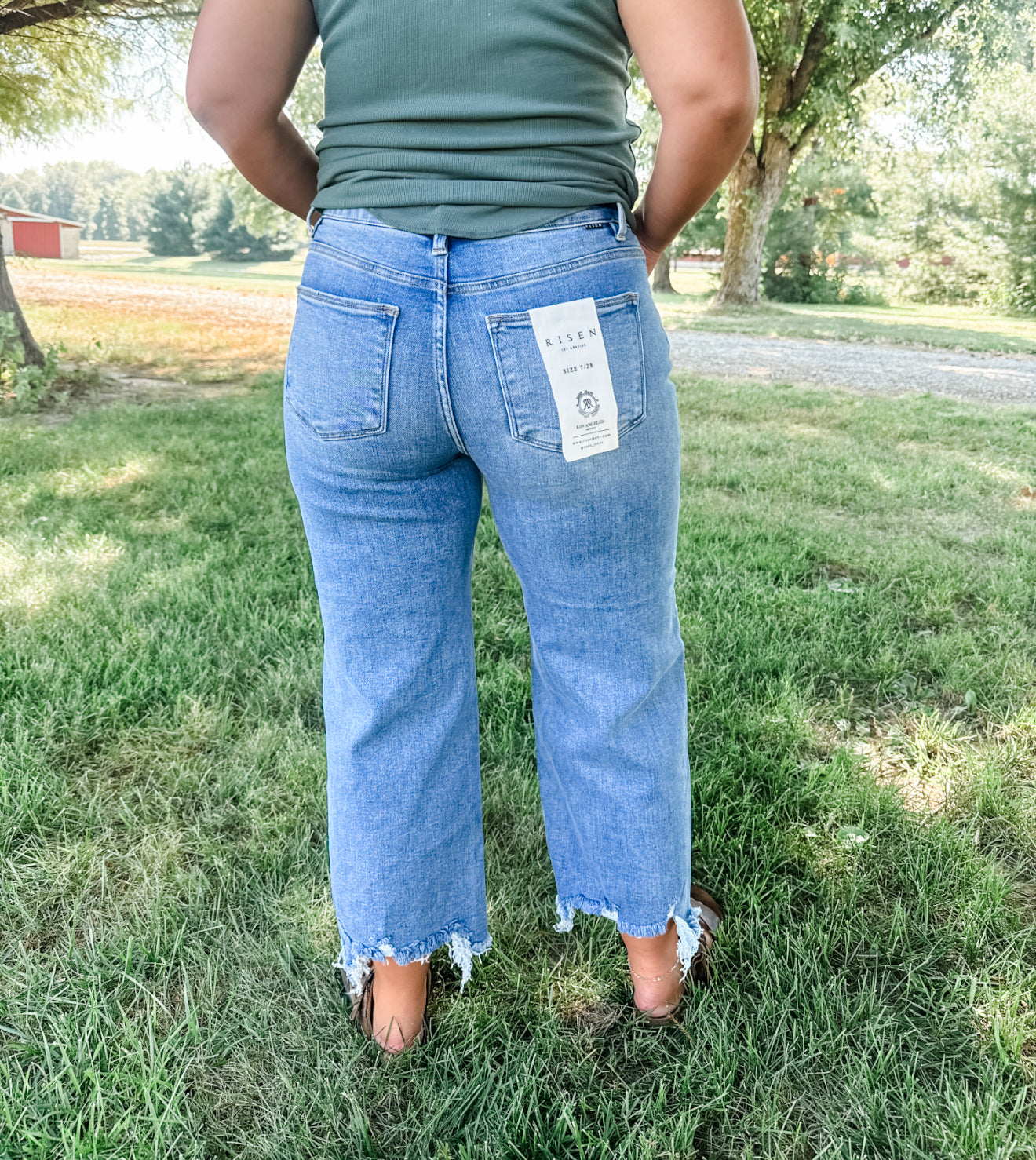 Step Up High Crop Jeans