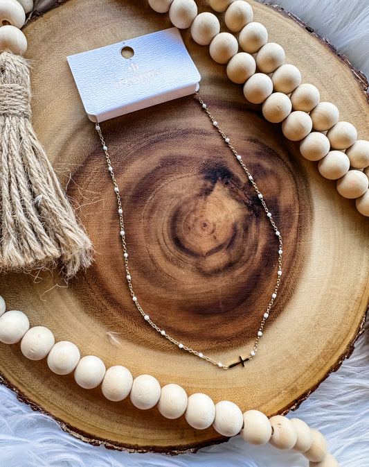 Infinite Cross Necklace