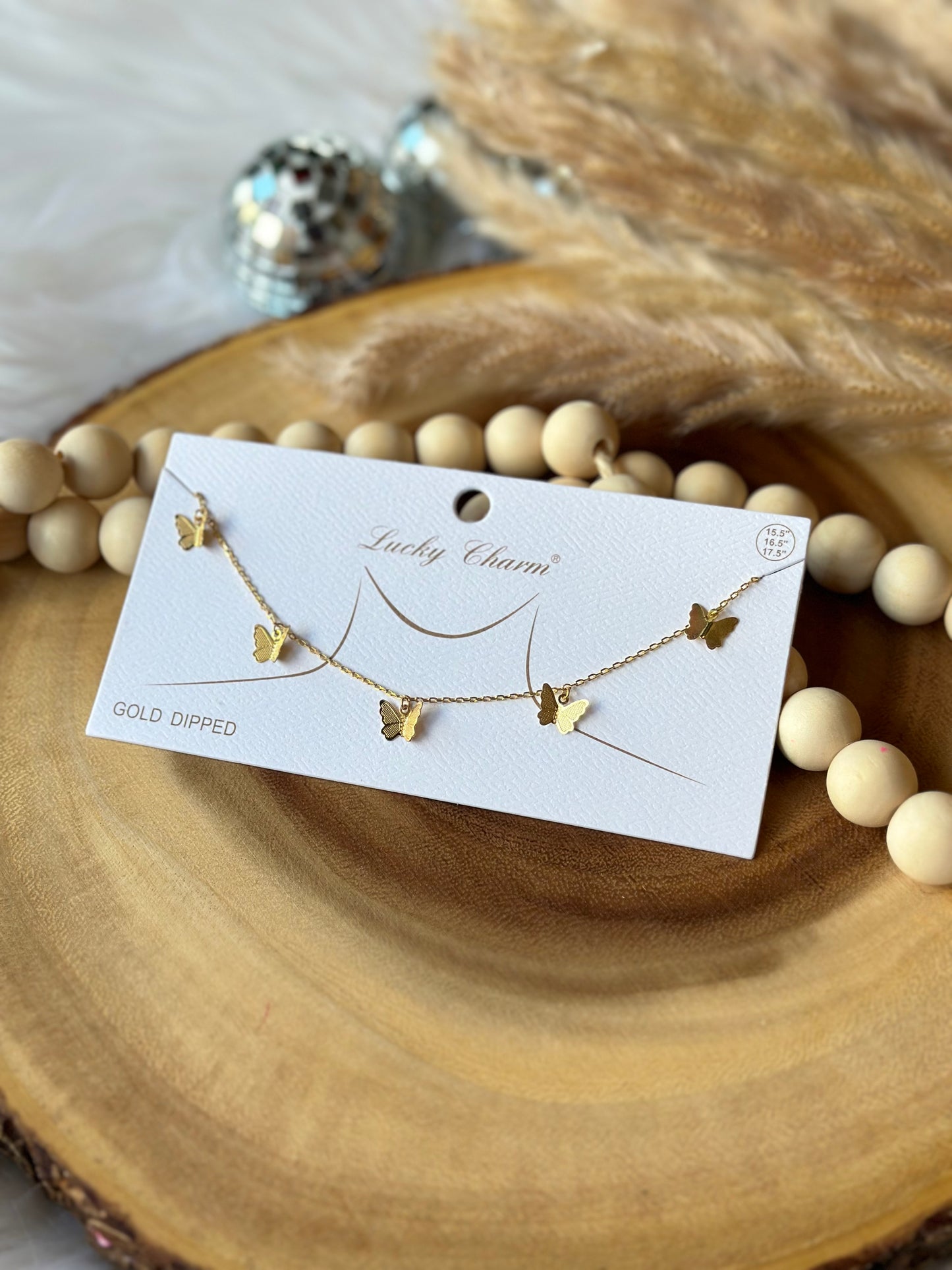 Gold Butterfly Necklace