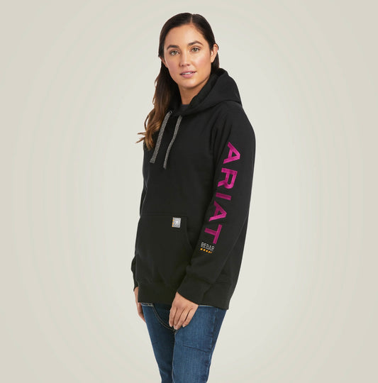 Ariat Rebar Hoodie: Black