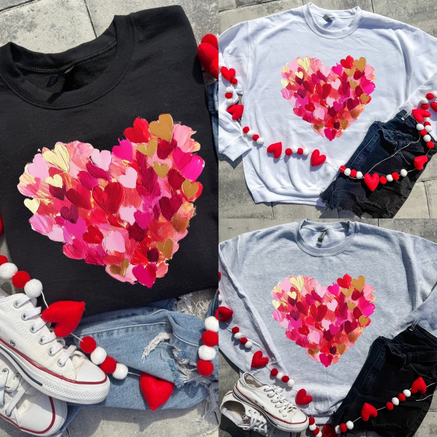 Watercolor Heart Graphic Tee/Sweatshirt