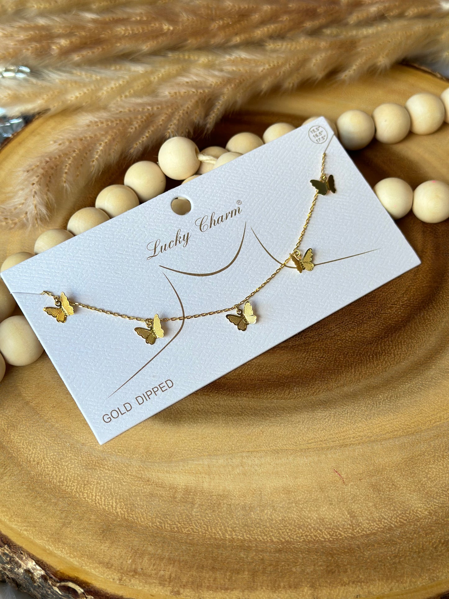 Gold Butterfly Necklace