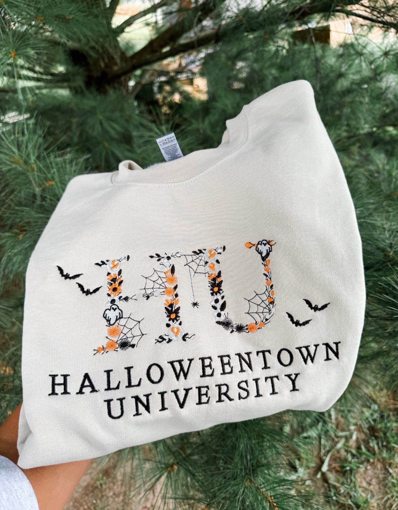 Halloweentown University Embroidered Crewneck