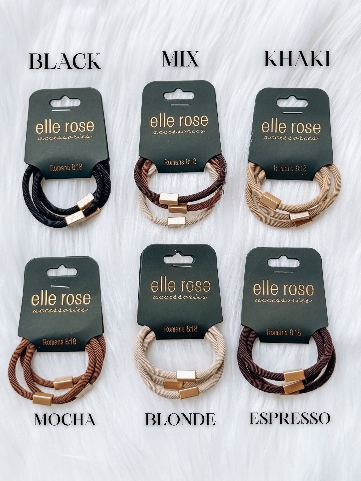 Elle Rose Hair Ties