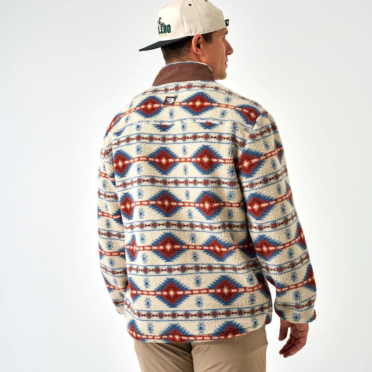 Men’s Burlebo Aztec Fleece Quarter Zip