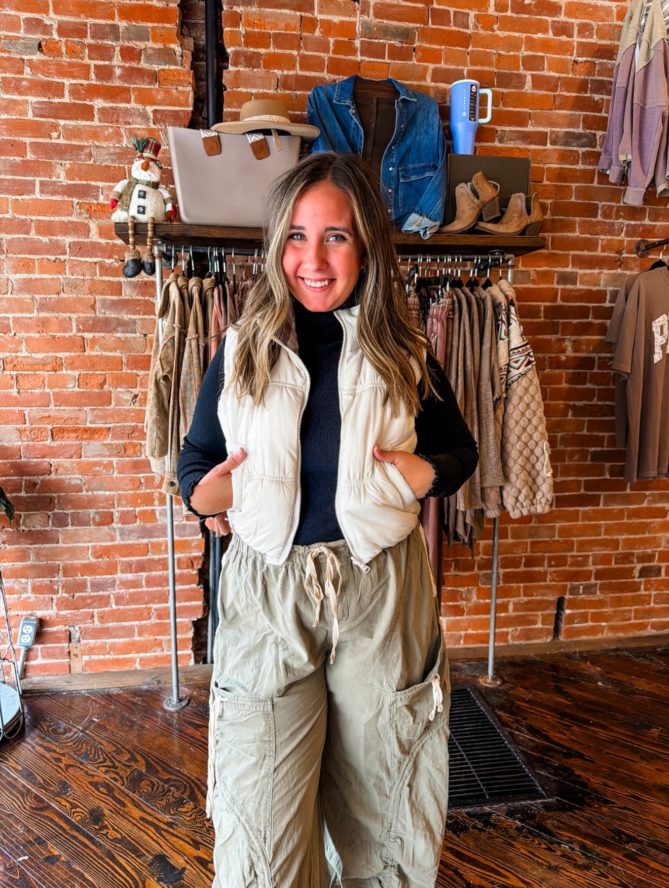 Double Take Reversible Plaid Vest