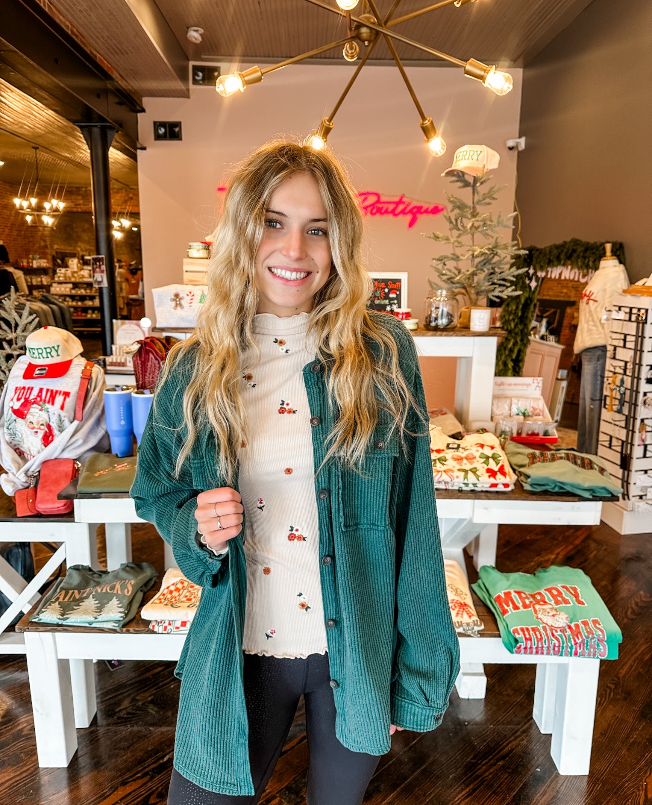 Weekend Waffle Button Down