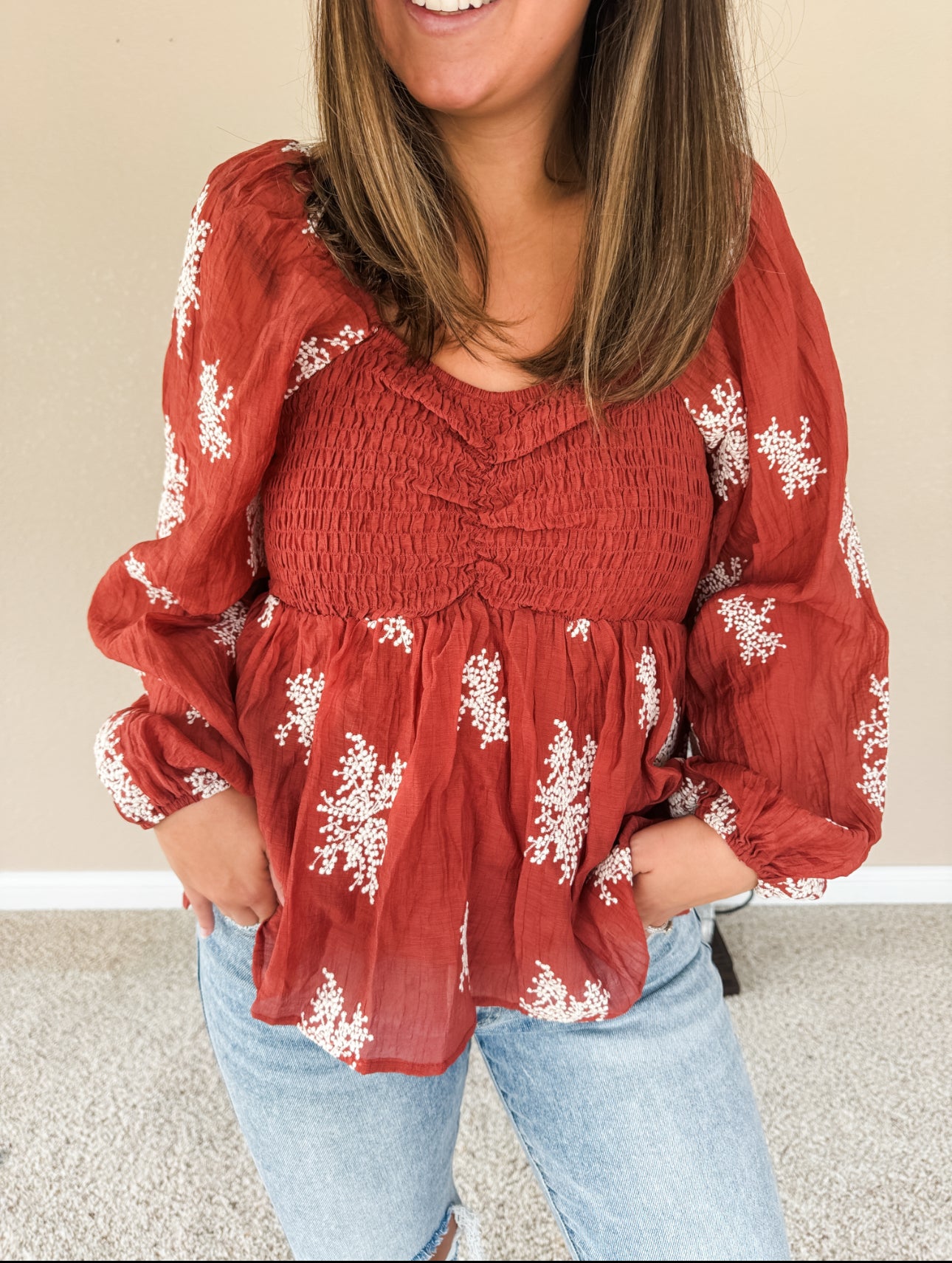 Ella Embroidered Blouse