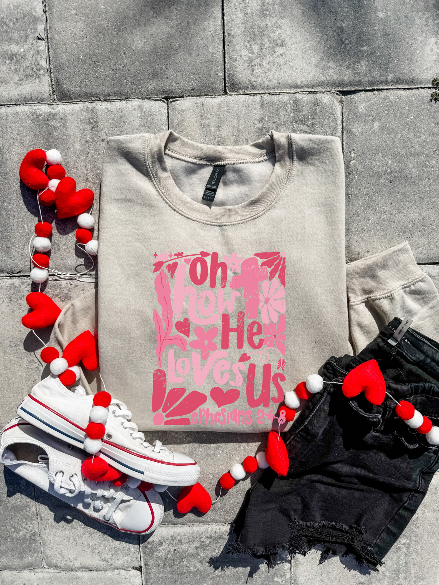 How He Loves Us Graphic Tee/Sweatshirt